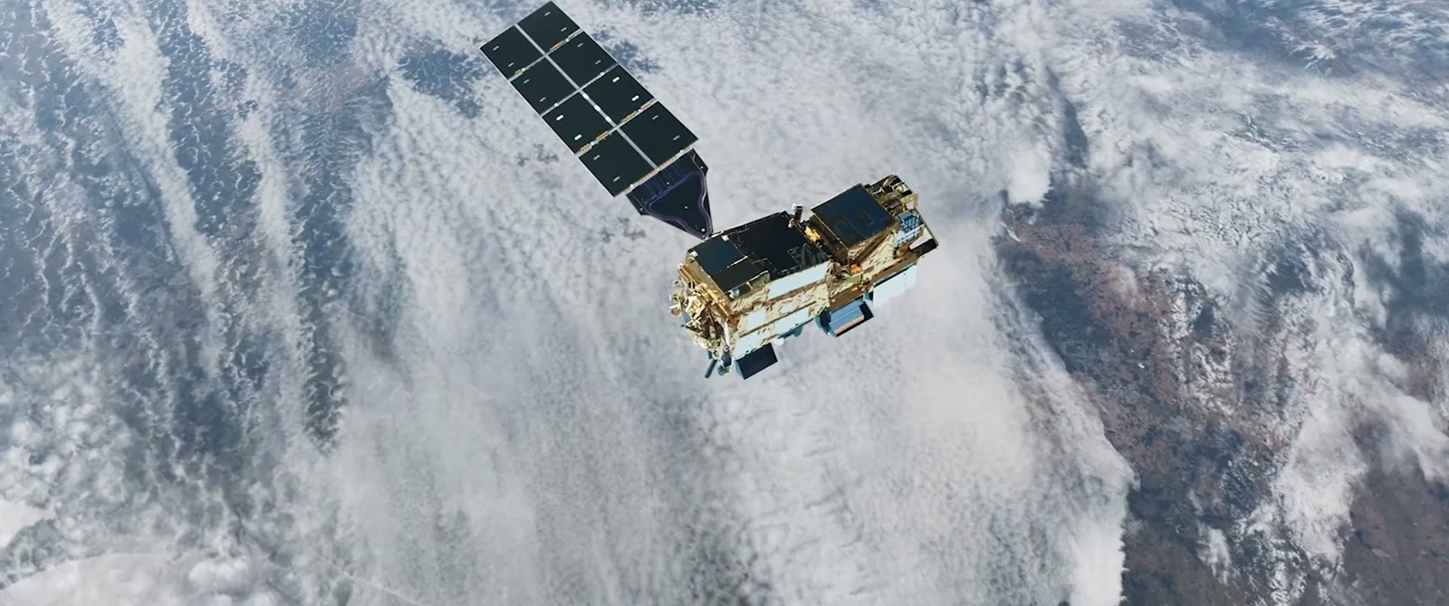 Satellite in orbit