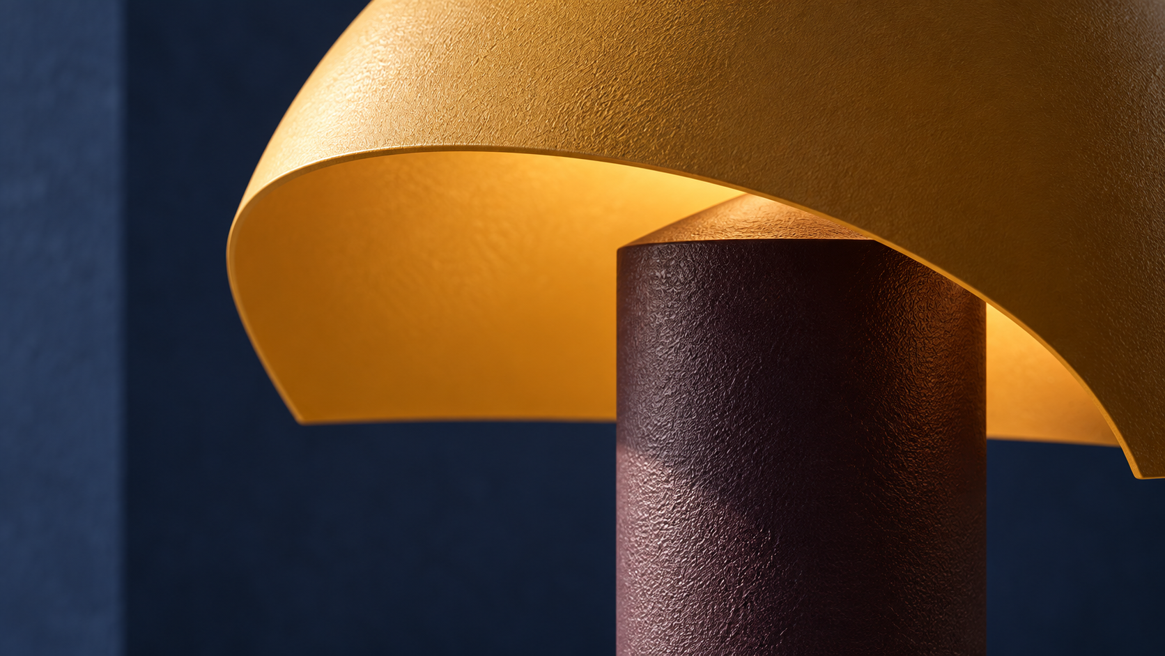 Nouveau gros plan de la matière de la lampe